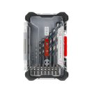 BOSCH PRO Schlangenbohrer Set, 8 Teile 2,0 - 10 mm HSS-G Bit Aufnahme