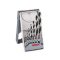 BOSCH Schraubbohrer X-Pro Set 7-teilig 2,0-10,0 mm HSS PointTeQ