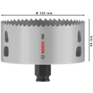 BOSCH PRO Lochsäge 102 mm (8% Kobalt) PC PLUS Multi Material