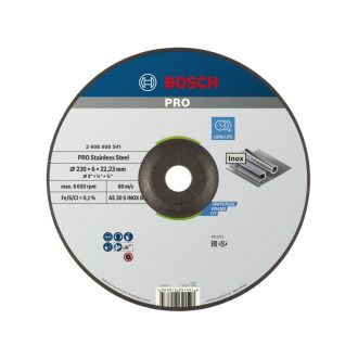   BOSCH PRO Reinigungsscheibe für Edelstahl 230 x 6,0 x 22,2 mm AS 30 S INOX BF (oSa)