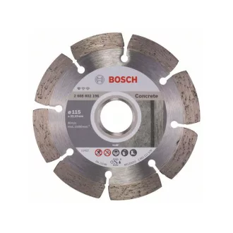   BOSCH Diamant Trennscheibe 115 x 1,6 x 10 x 22,2 mm segmentiert Standard für Beton
