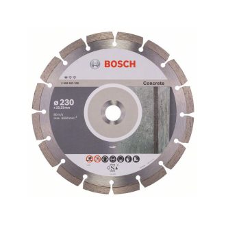   BOSCH Diamanttrennscheibe 230 x 2,3 x 10 x 22,2 mm segmentiert Standard für Beton