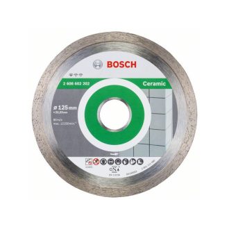   BOSCH Diamanttrennscheibe 125 x 1,6 x 7,0 x 22,2 mm durchgehend Standard für Keramik