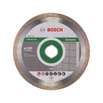   Diamant-Trennscheibe 150 x 1,6 x 7 x 22,2 mm Standard für Keramik