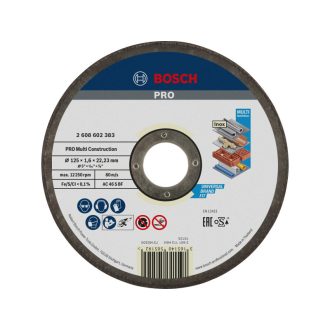   BOSCH PRO Trennscheibe Multi Material 125 x 1,6 x 22,2 mm AC 46 S BF (oSa)