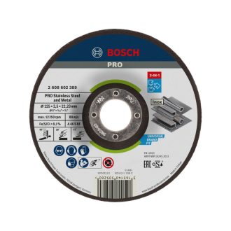   BOSCH PRO Trennscheibe für Inox/Metall 125 x 2,5 x 22,2 mm 3 in 1 A 46 S BF (oSa)