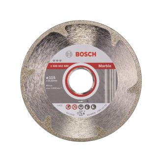   BOSCH Diamanttrennscheibe 115 x 2,2 x 3,0 x 22,2 mm kontinuierlich Best for Marble