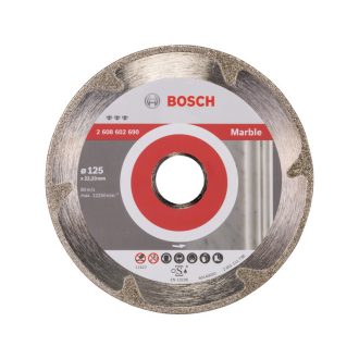   BOSCH Diamanttrennscheibe 125 x 2,2 x 3,0 x 22,2 mm kontinuierlich Best for Marble