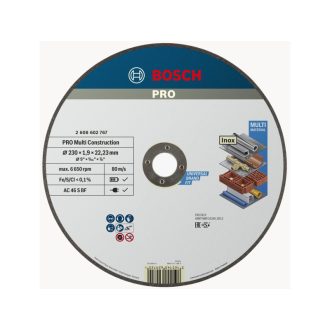   BOSCH PRO Trennscheibe Multi Material 230 x 1,9 x 22,2 mm AC 46 S BF (oSa)