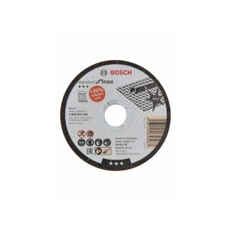   BOSCH Trennscheibe für Metall 115 x 1,0 x 22,2 mm Inox gerade WA 60 T BF Rapido
