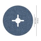 BOSCH PRO Fasertrennscheibe für Metall 125 x 22,2 mm / P60 Zirkoniumoxid