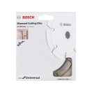BOSCH Diamant-Trennscheibe 125 x 2,0 x 7,0 x 22,2 mm segmentiert ECO für Universal