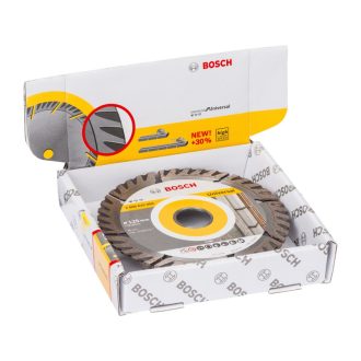   BOSCH Diamant-Trennscheibe 125 x 2,0 x 10 x 22,2 mm segmentiert Standard für Universal (10 Stück)