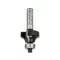 BOSCH Hartmetall-Abrundfräser mit Kugellager 24,7 (r=6 mm) x 13,2 x 53 x 8 mm