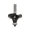 BOSCH Hartmetall Abrundfräser mit Kugellager 42,7 (r=15 mm) x 22 x 66 x 8 mm