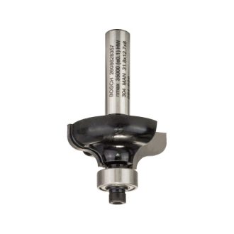   BOSCH Hartmetall "G"-Profilfräser mit Kugellager 31,8 (r=4,8 mm) x 12,4 x 54 x 8 mm