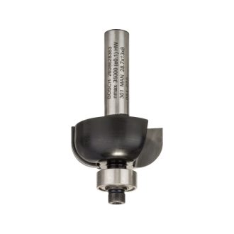   BOSCH Hartmetall-Hohlkehlfräser mit Kugellager 28,7 (r=8 mm) x 13 x 54 x 8 mm
