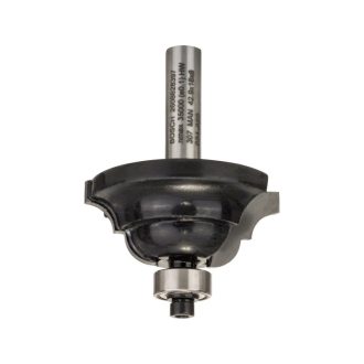   BOSCH Hartmetall "D"-Profilfräser mit Kugellager 42,9 (r=6,3 mm) x 15 x 18 x 60 x 8 mm