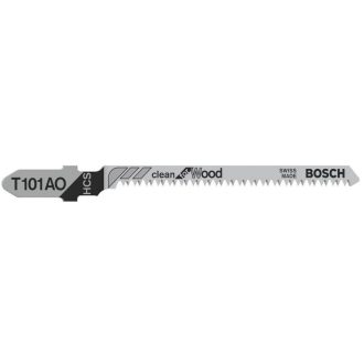   BOSCH Säbelsägeblatt für Holz T 101 AO 83/1,4 mm für Kurvenschnitte (3 Stück)