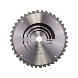   BOSCH Sägeblatt für Holz 305 x 30 x 2,5 mm / 40T Optiline Wood ATB / N
