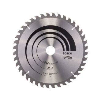   BOSCH Sägeblatt für Holz 254 x 30 x 2,8 mm / 40T Optiline Wood ATB