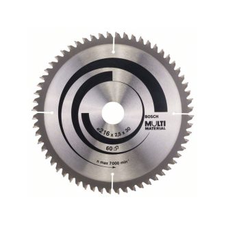   BOSCH Sägeblatt universal 216 x 30 x 2,5 mm / 60T MultiMaterial