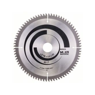  BOSCH Sägeblatt universal 216 x 30 x 2,5 mm / 80T MultiMaterial