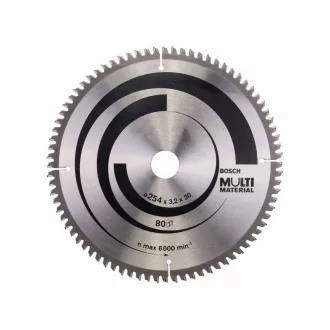   BOSCH Sägeblatt universal 254 x 30 x 3,2 mm / 80T MultiMaterial
