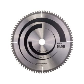   BOSCH Sägeblatt universal 305 x 30 x 3,2 mm / 80T MultiMaterial HLTCG