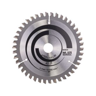   BOSCH Universal-Sägeblatt 150 x 20/16 x 2,0 mm / 42T MultiMaterial HLTCG