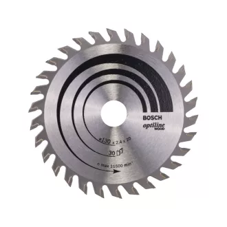   BOSCH Sägeblatt für Holz 130 x 20/16 x 2,4 mm / 30T Optiline Wood ATB