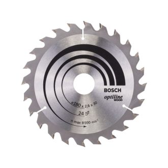   BOSCH Sägeblatt für Holz 180 x 30/20 x 2,6 mm / 24T Optiline Wood ATB