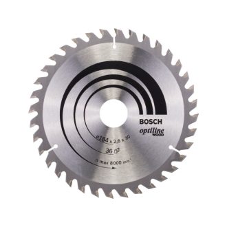   BOSCH Sägeblatt für Holz 184 x 30 x 2,6 mm / 36T Optiline Wood ATB