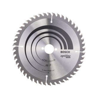   BOSCH Sägeblatt für Holz 230 x 30 x 2,8 mm / 48T Optiline Wood ATB
