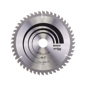   BOSCH Sägeblatt für Holz 216 x 30 x 2,8 mm / 48T Optiline Wood ATB / N