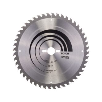   BOSCH Sägeblatt für Holz 300 x 30 x 3,2 mm / 48T Optiline Wood ATB / UW