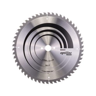   BOSCH Sägeblatt für Holz 350 x 30 x 3,5 mm / 54T Optiline Wood ATB / UW
