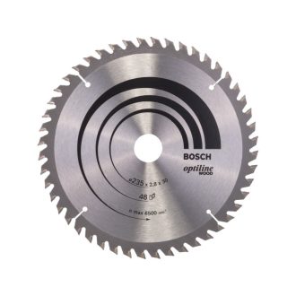   BOSCH Sägeblatt für Holz 235 x 30/25 x 2,8 mm / 48T Optiline Wood ATB