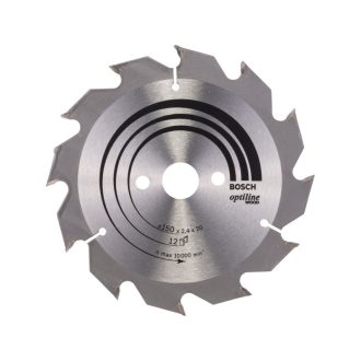   BOSCH Sägeblatt für Holz 150 x 20/16 x 2,4 mm / 12T Optiline Wood ATB