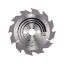 BOSCH Sägeblatt für Holz 150 x 20/16 x 2,4 mm / 12T Optiline Wood ATB