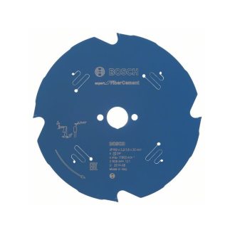   BOSCH Sägeblatt für Betonplatten 160 x 20 x 2,2 mm / 4T Expert für FiberCement