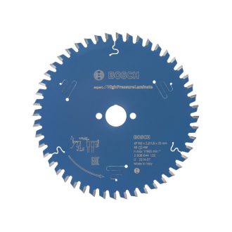   BOSCH Sägeblatt für Laminatplatten 160 x 20 x 2,2 mm / 48 Z Expert for High Pressure Laminate