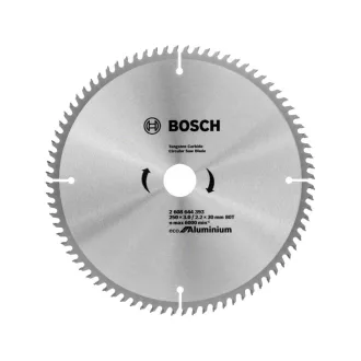 BOSCH Sägeblatt für Aluminium 250 x 30 x 3,0 mm / 80T