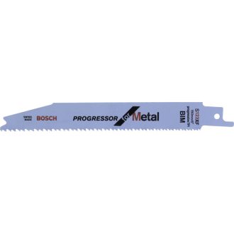   BOSCH Säbelsägeblatt für Metall S 123 XF 150 mm / 8-18TPI Bimetall Progressor for Metal (5 Stück)