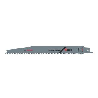   BOSCH Säbelsägeblatt für Holz S 2345 X 200 mm / 6-10TPI Progressor für Holz (2 Stück)