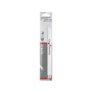 BOSCH Säbelsägeblatt für genageltes Holz S 1122 HF 225 mm / 10TPI Bimetall (5 Stück)