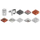 BOSCH 5X Gesteinsbohrer 5,5 x 110/50 mm vierschneidig SDS-Plus