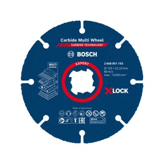 BOSCH EXPERT Multitrennscheibe 125 x 22,2 mm X-LOCK
