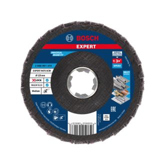   BOSCH EXPERT Mittlerer Lamellen-Schleifteller 125 x 22,2 N475 SCM X-LOCK