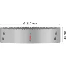 BOSCH PRO Lochsäge 210 mm (8% Kobalt) mit Gewinde Multi Material